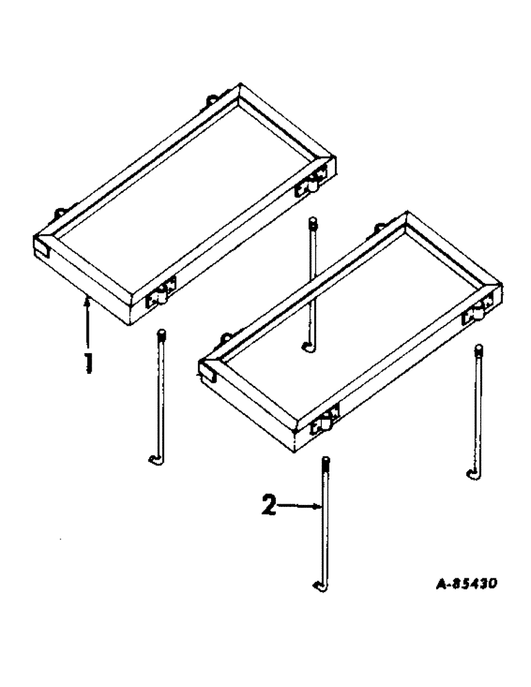Схема запчастей Case IH 4156 - (G-05) - ELECTRICAL SYSTEM, BATTERY HOLD DOWN CLAMP (06) - ELECTRICAL SYSTEMS