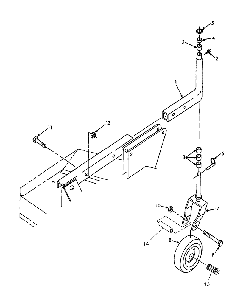 Схема запчастей Case IH RRX172 - (007) - GAUGE WHEEL ASSEMBLY 