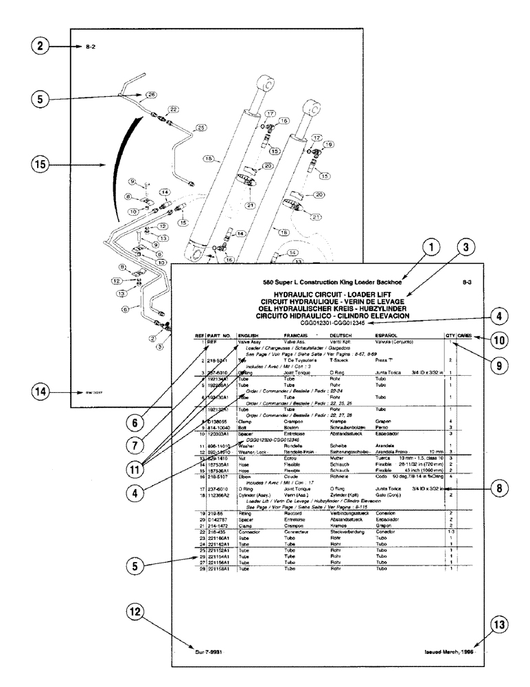 Схема запчастей Case IH 8650 - (1-10) - HINWEISE ZUM GERBRAUCH DES KATALOGS 