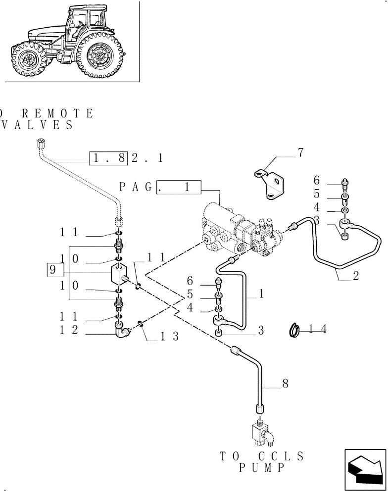 Схема запчастей Case IH MXM155 - (1.82.713/03[02]) - (VAR.414) TRAILER BRAKE VALVE FOR LOAD SENSING CLOSED CENTRE (CCLS) - C5906 (07) - HYDRAULIC SYSTEM