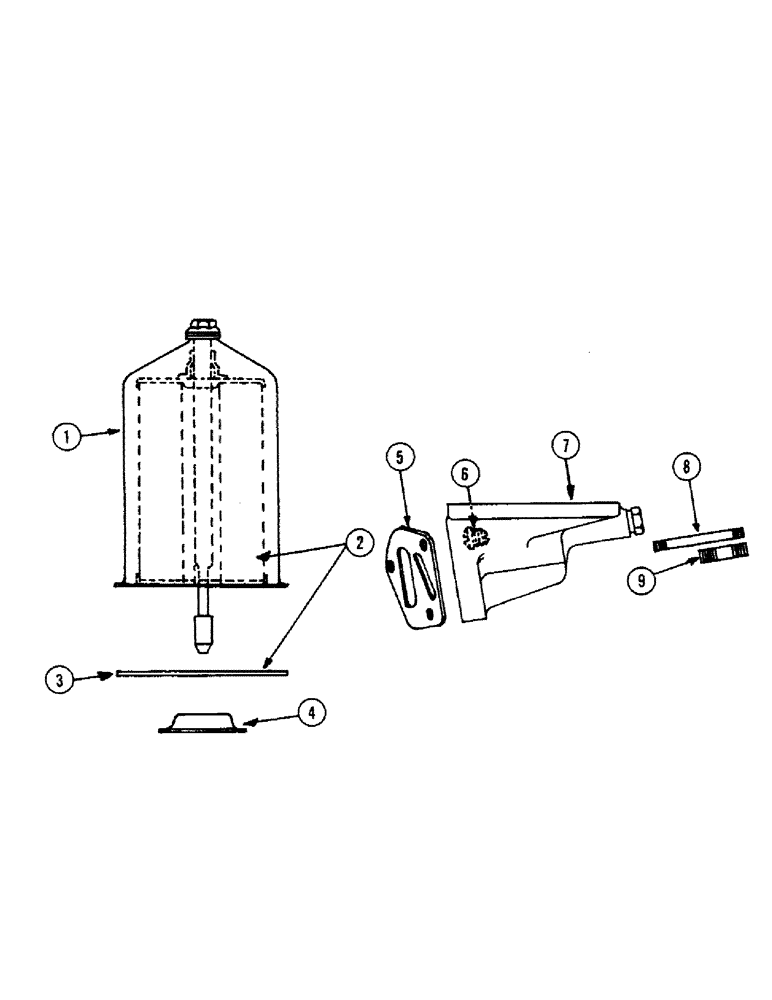 Схема запчастей Case IH 1010 - (330[A]) - MODEL GO 298 ENGINE, OIL FILTER (10) - ENGINE