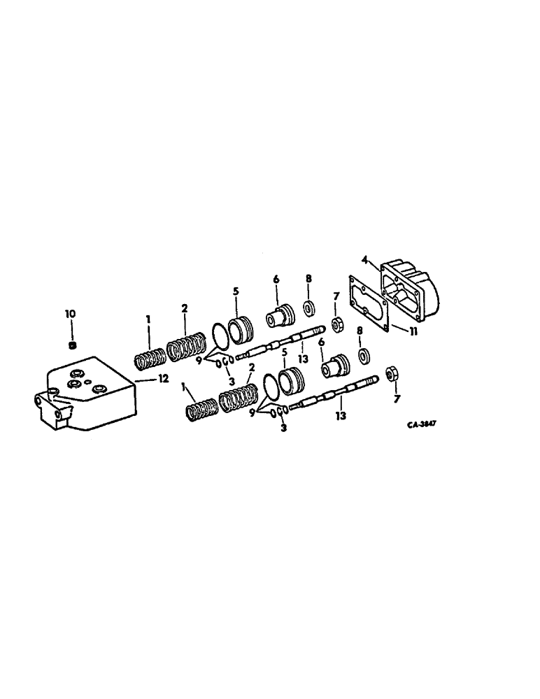 Схема запчастей Case IH HYDRO 186 - (04-04) - BRAKES, POWER BRAKE VALVE (5.1) - BRAKES