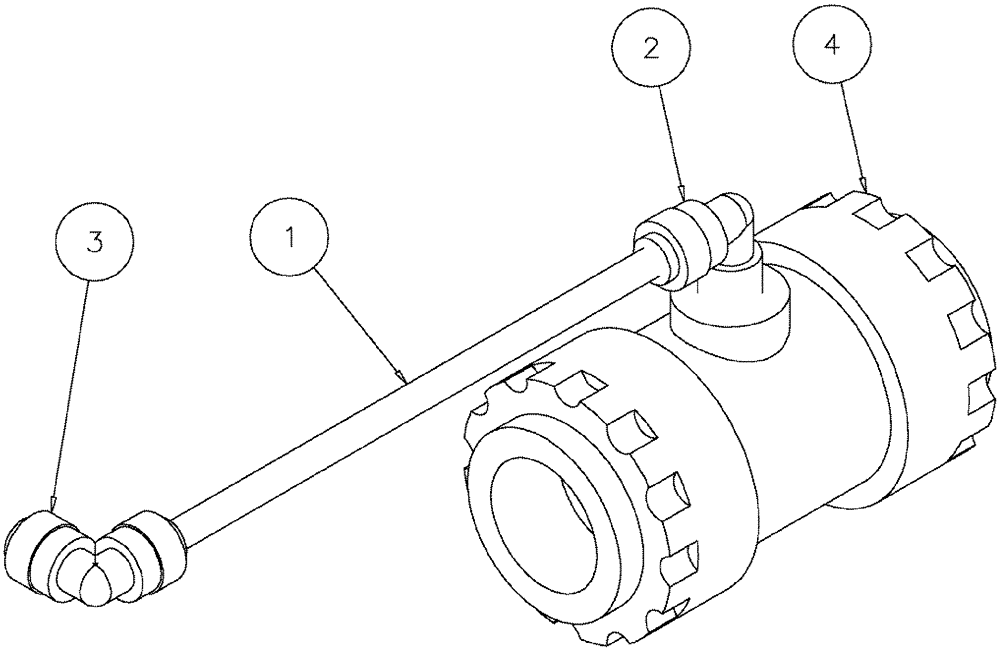 Схема запчастей Case IH 610 - (05-037) - NOZZLE STOP, LINE END GROUP Liquid Plumbing