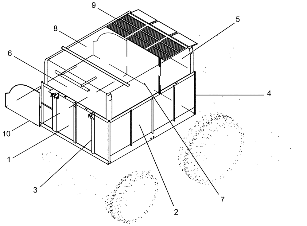 Схема запчастей Case IH CPX620 - (09D-01) - MAJOR BASKET ASSEMBLIES (16) - BASKET