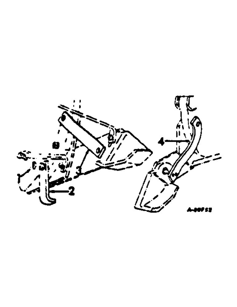 Схема запчастей Case IH 642 - (AE-10) - CUSHIONER AND BRACE ATTACHMENT 