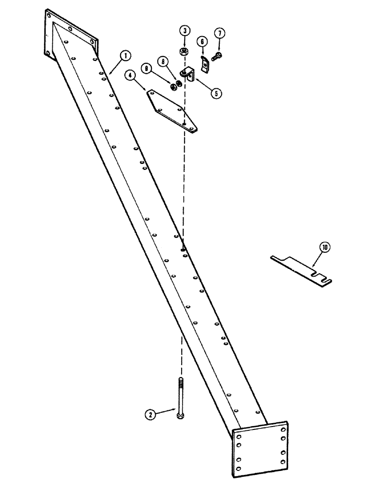 Схема запчастей Case IH 400-SERIES - (22) - BEAM, SHEAR BOLT AND CUSHION TRIP, SIX BOTTOM 