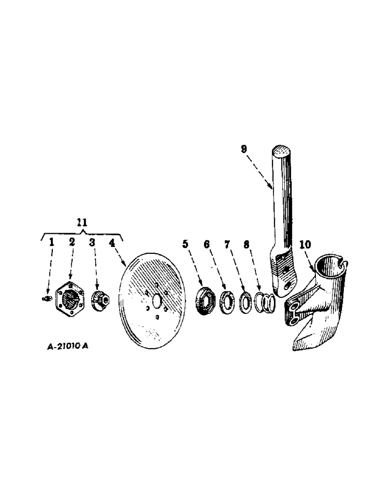 Схема запчастей Case IH 34-409 - (AF-19[A]) - DISK APPLICATOR 