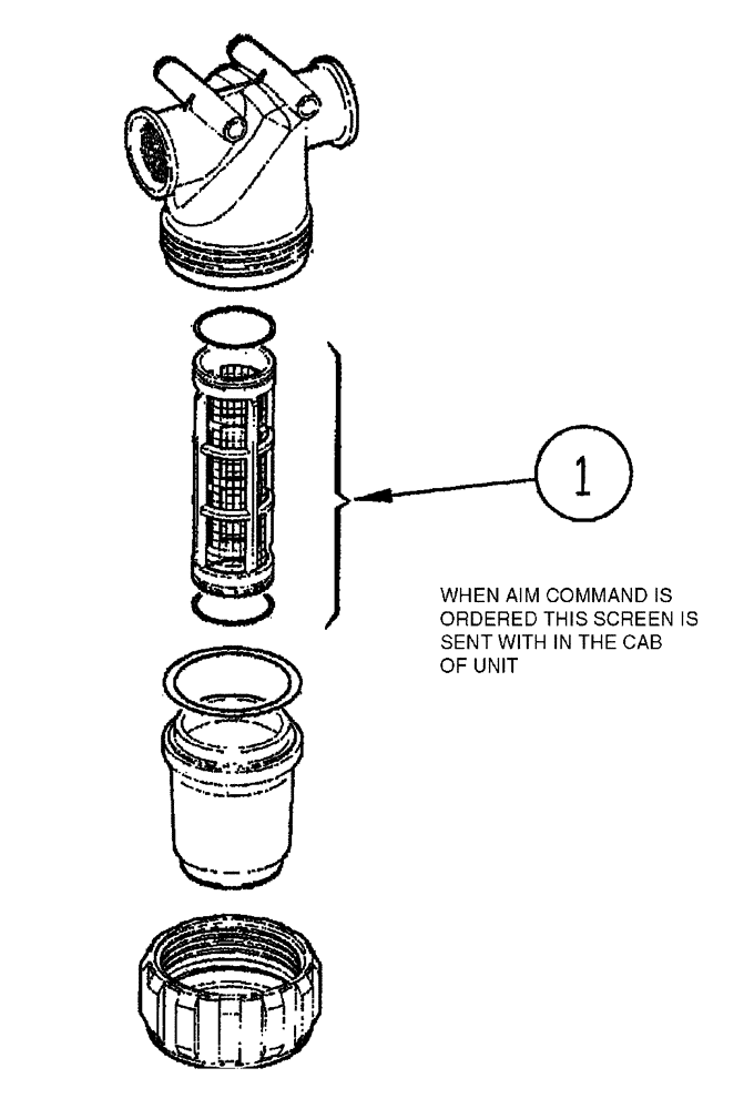 Схема запчастей Case IH SPX4410 - (11-066) - GROUP, SCREENS 5 SECTION Options