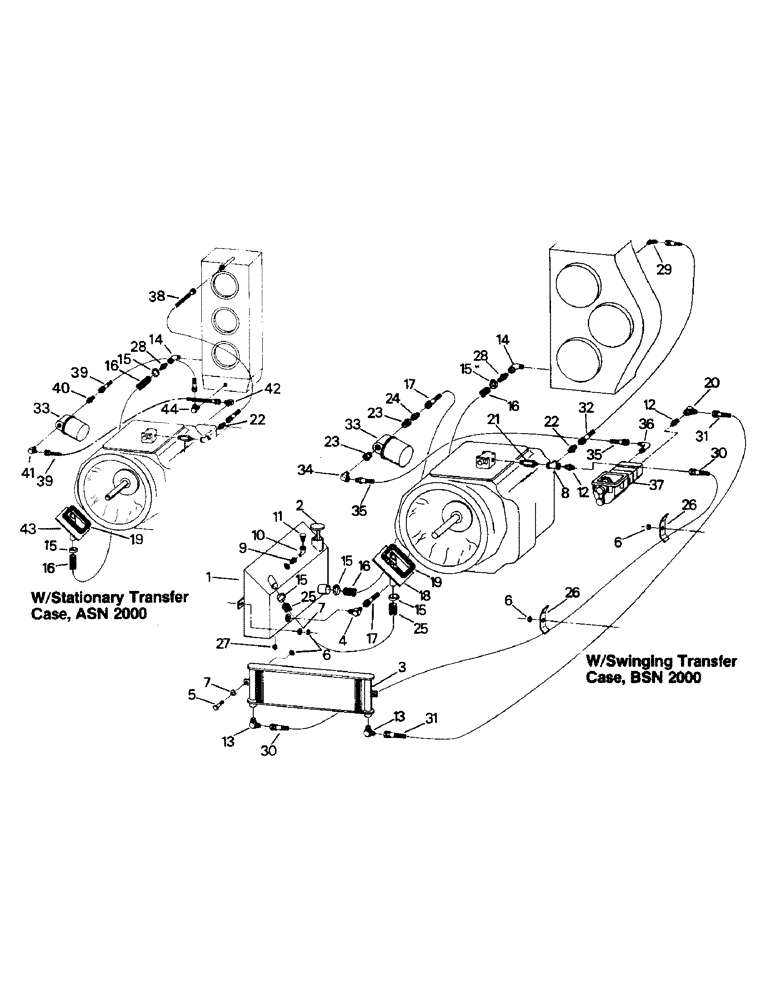 Схема запчастей Case IH ST325 - (04-35) - DRIVE TRAIN LUBE SYSTEMS (04) - Drive Train
