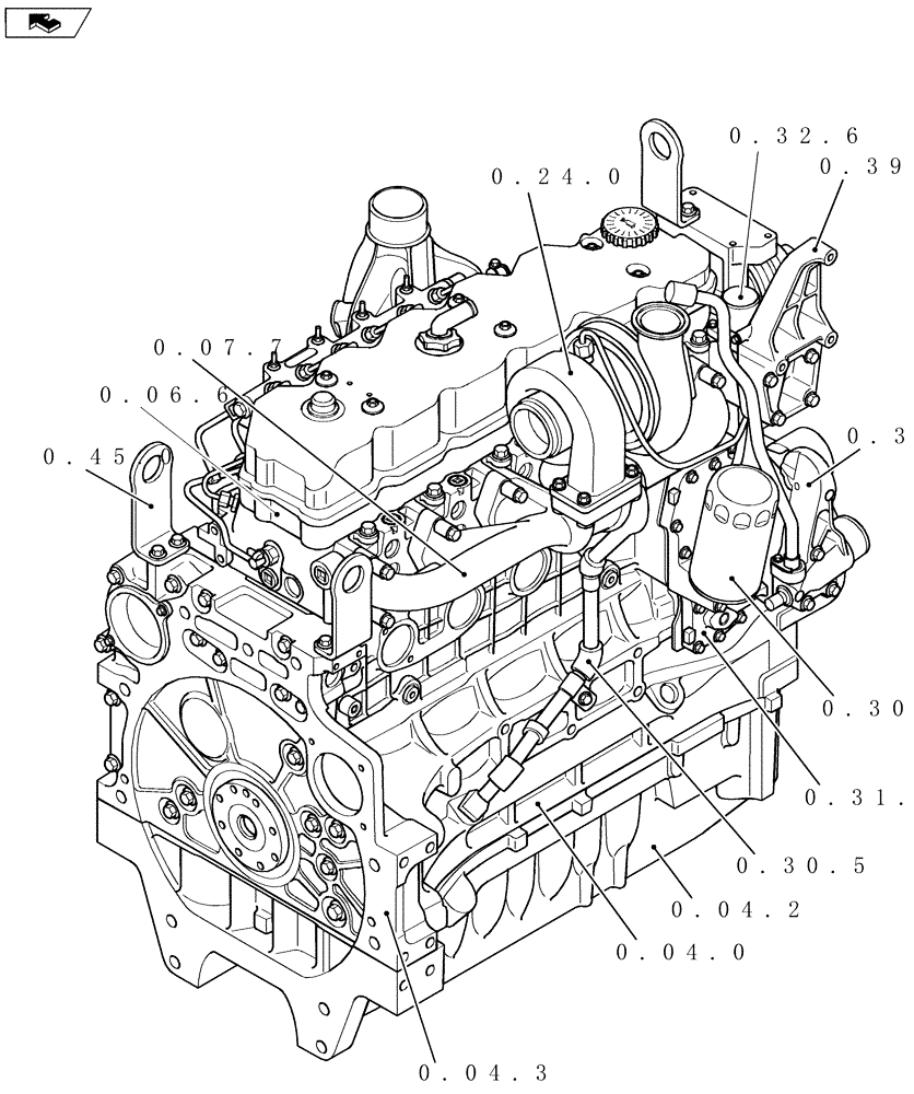 Схема запчастей Case IH PUMA 165 - (SEC. 01[02]) - ENGINE (00) - GENERAL