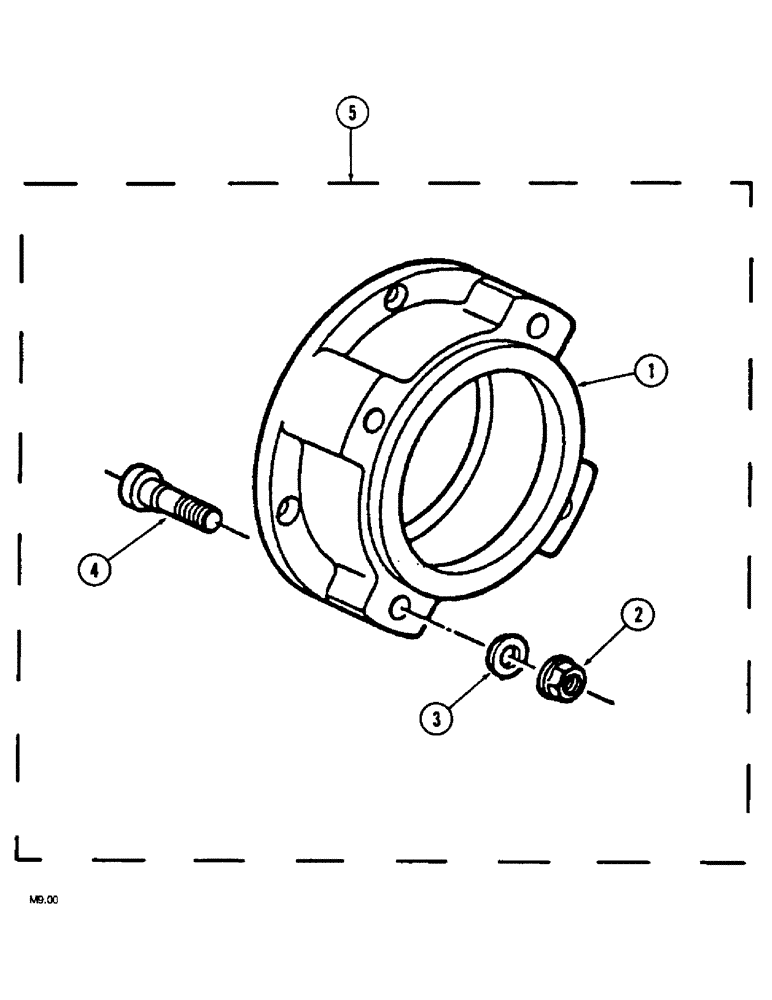 Схема запчастей Case IH 2130 - (6-112[A]) - TRACK WIDENER, MFD - NARROW VERSION ONLY, 2130 - (P.I.N. : -CGC9048) (06) - POWER TRAIN