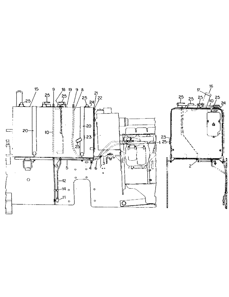 Схема запчастей Case IH 6788 - (12-04) - POWER, FUEL TANK, SUPPORT AND FUEL LINES Power