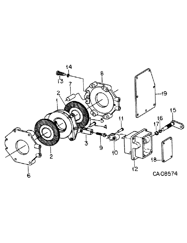 Схема запчастей Case IH 5088 - (07-31) - DRIVE TRAIN, DYNAMIC BRAKE, ALL WHEEL DRIVE TRACTORS (04) - Drive Train