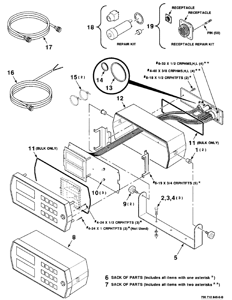 Схема запчастей Case IH 8575 - (4-04) - CONSOLE CONTROL BOX ASSEMBLY (06) - ELECTRICAL