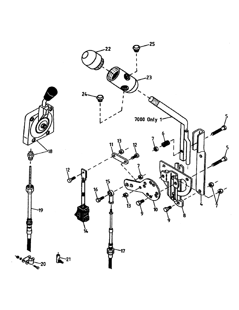 Схема запчастей Case IH 7700 - (A11-10) - PEDESTAL CONTROLS, 7000 Mainframe & Functioning Components