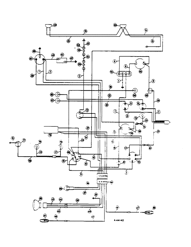Схема запчастей Case IH 364 - (3-23) - ELECTRICAL, ELECTRICAL SYSTEM (06) - ELECTRICAL SYSTEMS