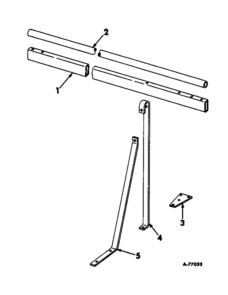 Схема запчастей Case IH 686 - (F-30) - FOOT BOARD ATTACHMENT 