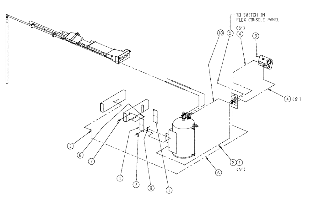 Схема запчастей Case IH FLX3300B - (10-008) - FOAM MARKER PARTS Options