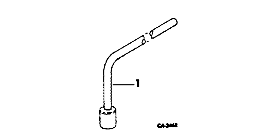 Схема запчастей Case IH 111 - (T-8) - BLADE BOLT WRENCH 