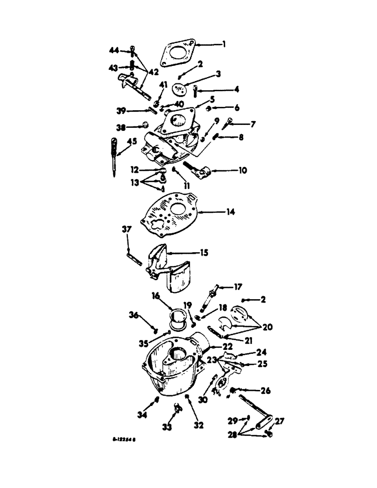 Схема запчастей Case IH C-135 - (C-25) - CARBURETOR, MARVEL-SCHEBLER 