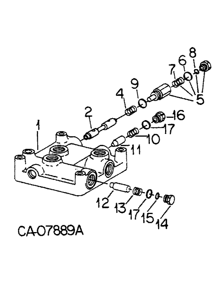Схема запчастей Case IH 5088 - (10-16) - HYDRAULICS, TRANSMISSION LUBRICATION VALVE (07) - HYDRAULICS