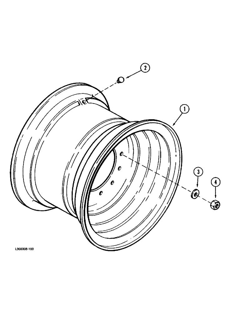 Схема запчастей Case IH 1670 - (5-22) - WHEELS, STEERING (04) - STEERING