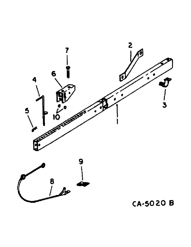 Схема запчастей Case IH 810 - (B-18) - REEL, REEL SUPPORT ARMS (58) - ATTACHMENTS/HEADERS