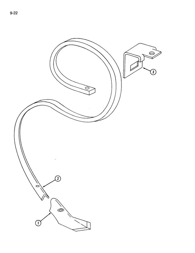 Схема запчастей Case IH 365 - (9-22) - POINT AND SWEEP (09) - CHASSIS/ATTACHMENTS