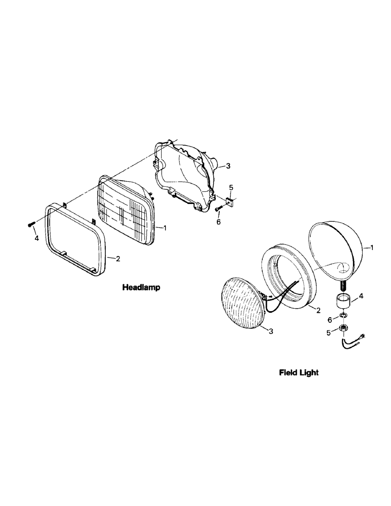 Схема запчастей Case IH KP-525 - (02-14) - LIGHTS (06) - ELECTRICAL