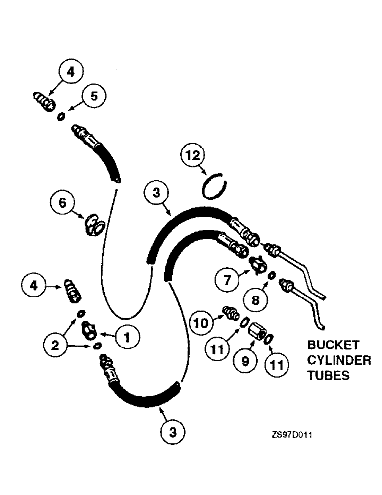 Схема запчастей Case IH 2200 - (6-20) - HYDRAULICS, REAR MOUNT 
