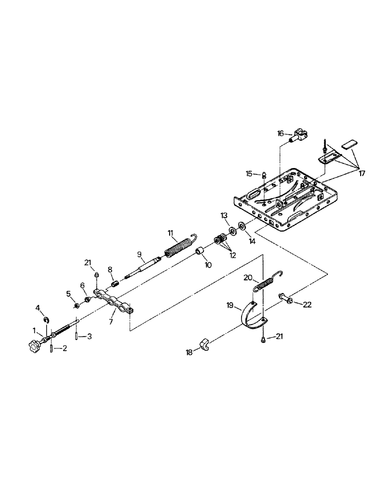 Схема запчастей Case IH STEIGER - (01-23) - SEAT ASSEMBLY, LOWER SUSPENSION (10) - CAB