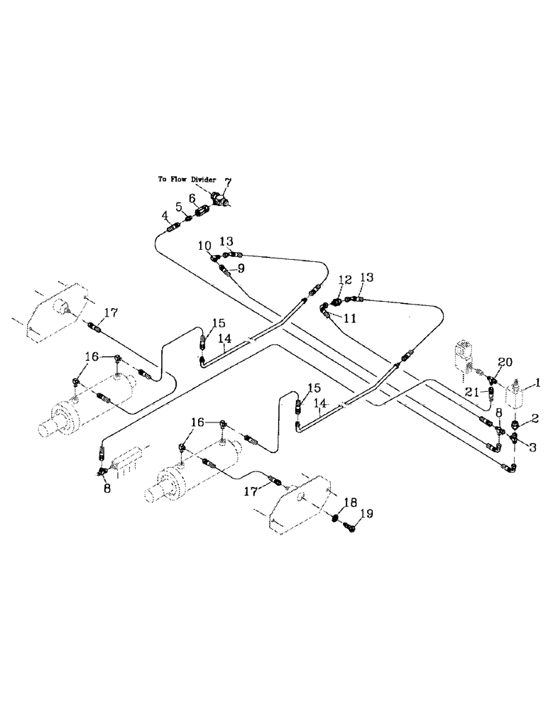 Схема запчастей Case IH 7700 - (B06-37) - HYDRAULIC CIRCUIT, TRACK ADJUSTER 7700 Hydraulic Components & Circuits
