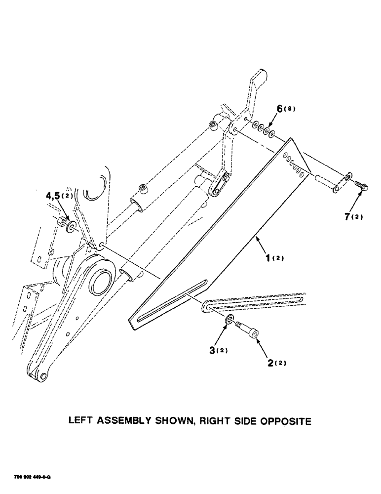 Схема запчастей Case IH 8460 - (9-22) - BALE STARTING KIT, HK50579 BALE STARTING KIT COMPLETE, TO BE ORDERED THROUGH WHOLEGOODS ONLY Decals & Attachments