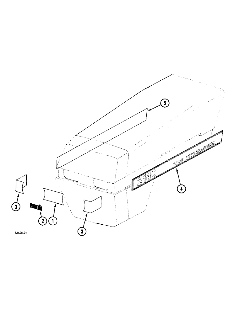 Схема запчастей Case IH 2120 - (9-170) - PRODUCT GRAPHICS, SERIAL NUMBER : (-CGCXXXX) (09) - CHASSIS/ATTACHMENTS