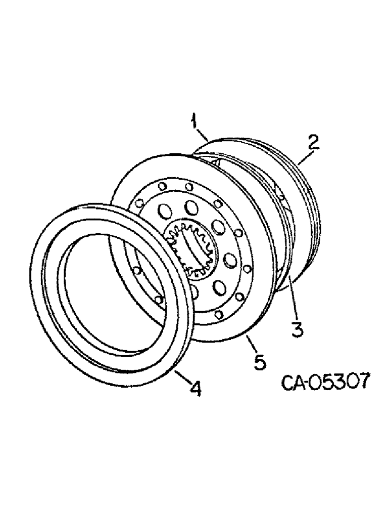 Схема запчастей Case IH 1586 - (04-01) - BRAKES, MASTER BRAKES (5.1) - BRAKES
