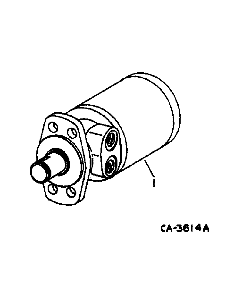 Схема запчастей Case IH 810 - (B-20) - REEL, HYDRAULIC REEL DRIVE MOTOR (58) - ATTACHMENTS/HEADERS