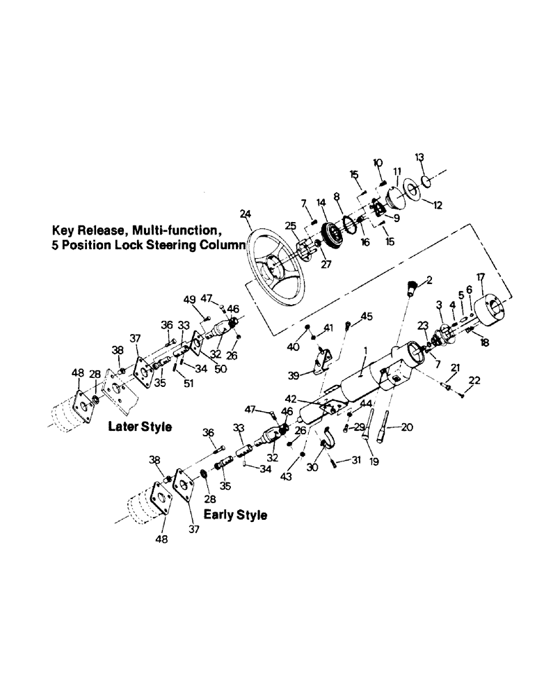 Схема запчастей Case IH STEIGER - (01-09) - STEERING CONTROLS AND MOUNTING (10) - CAB