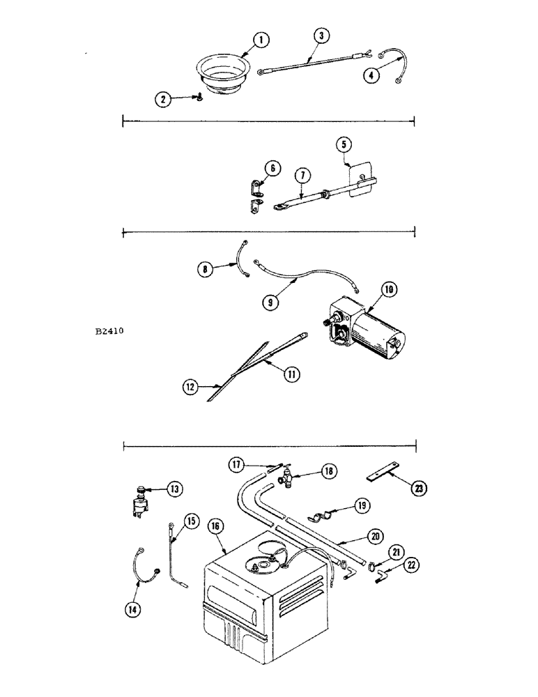 Схема запчастей Case IH 660 - (236) - CAB ATTACHMENTS, LATER PRODUCTION 