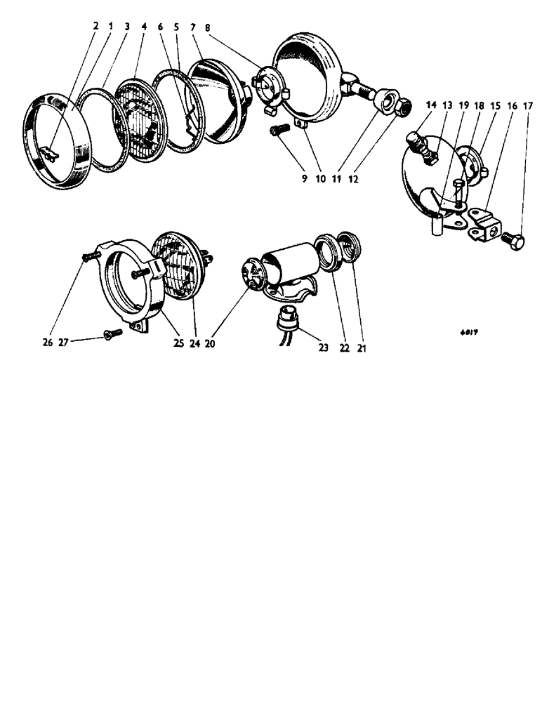 Схема запчастей Case IH 880B - (120) - LAMP ASSEMBLIES (06) - ELECTRICAL SYSTEMS