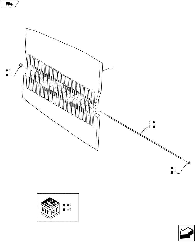 Схема запчастей Case IH RB455A - (62.150.06) - LACED CHEVRON BELTS (62) - PRESSING - BALE FORMATION