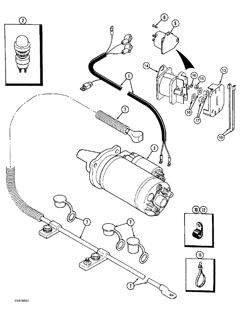 Схема запчастей Case IH 1660 - (4-38) - FEEDER REVERSER HARNESS (06) - ELECTRICAL