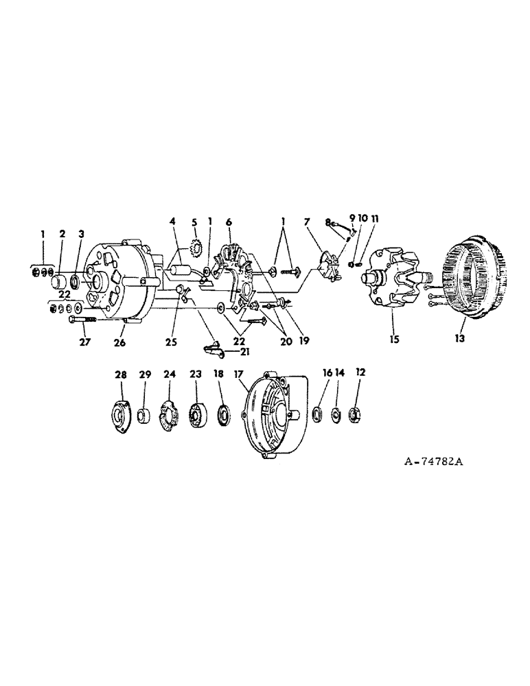 Схема запчастей Case IH 766 - (08-05) - ELECTRICAL, ALTERNATOR-GENERATOR, DELCO REMY, WITH EXTERNAL VOLTAGE REGULATOR (06) - ELECTRICAL