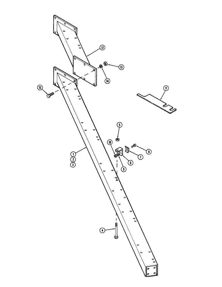 Схема запчастей Case IH 308 - (10) - BEAM 