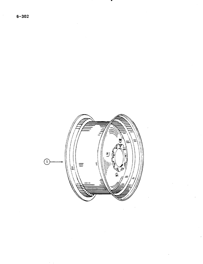 Схема запчастей Case IH 485 - (6-302) - REAR WHEELS, HEAVY DUTY DISC TYPE RECOMMENDED FOR HEAVY DUTY CAST FRT AXLE OR FWD & REV TRANSMISSION (06) - POWER TRAIN