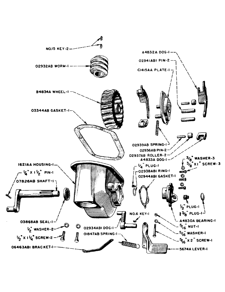 Схема запчастей Case IH SO-SERIES - (130) - MOTOR LIFT, FOR SC AND SO TRACTORS (06) - POWER TRAIN