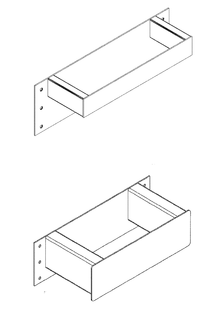 Схема запчастей Case IH FLX3300B - (10-001) - FRAME EXTENSION - 12" Options