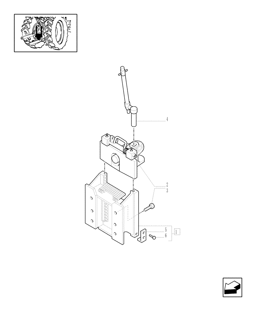 Схема запчастей Case IH JX1100U - (1.89.3/13) - (VAR.216) AUTOMATIC TRAILER HITCH - W/CAB (09) - IMPLEMENT LIFT