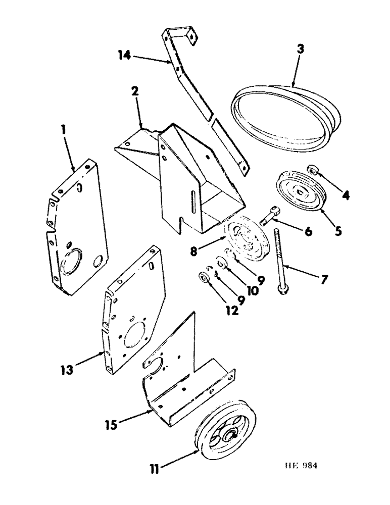Схема запчастей Case IH 225 - (Q-18) - PLATFORM, BALANCED KNIFE DRIVE HOUSING AND DRIVE Platforms