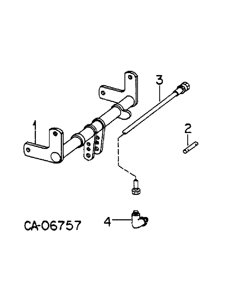 Схема запчастей Case IH 3160A - (E-29) - ROCKSHAFT ADAPTING, 154 AND 185 CUB LO-BOY TRACTORS 