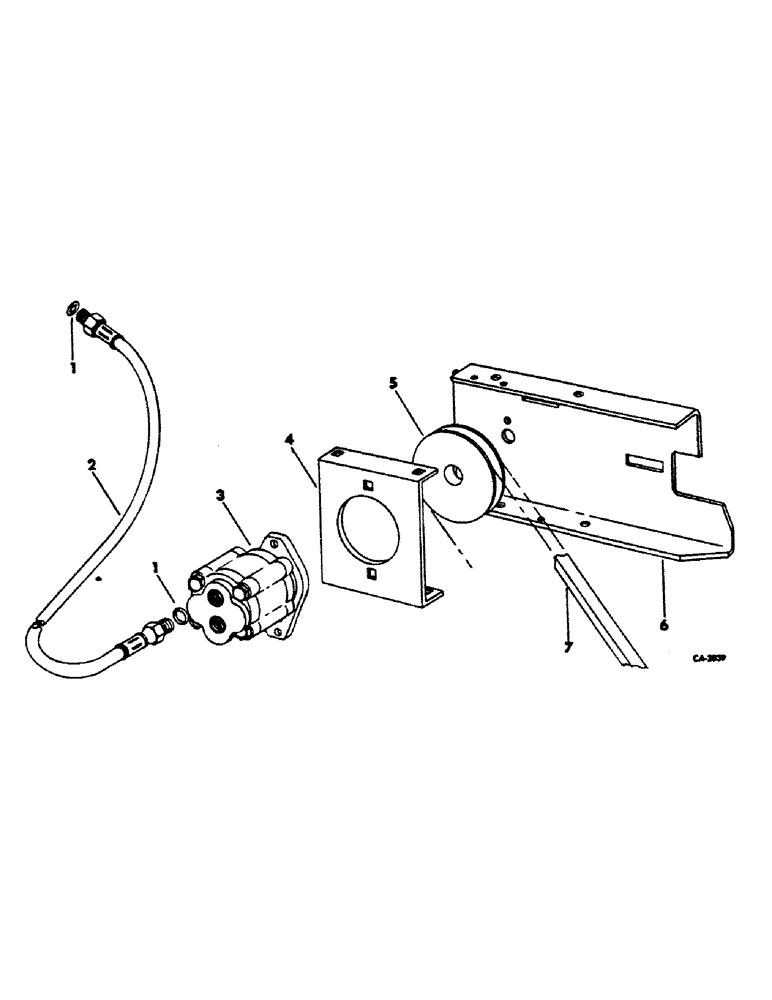 Схема запчастей Case IH 3110 - (N-16) - HYDRAULIC DRIVE 
